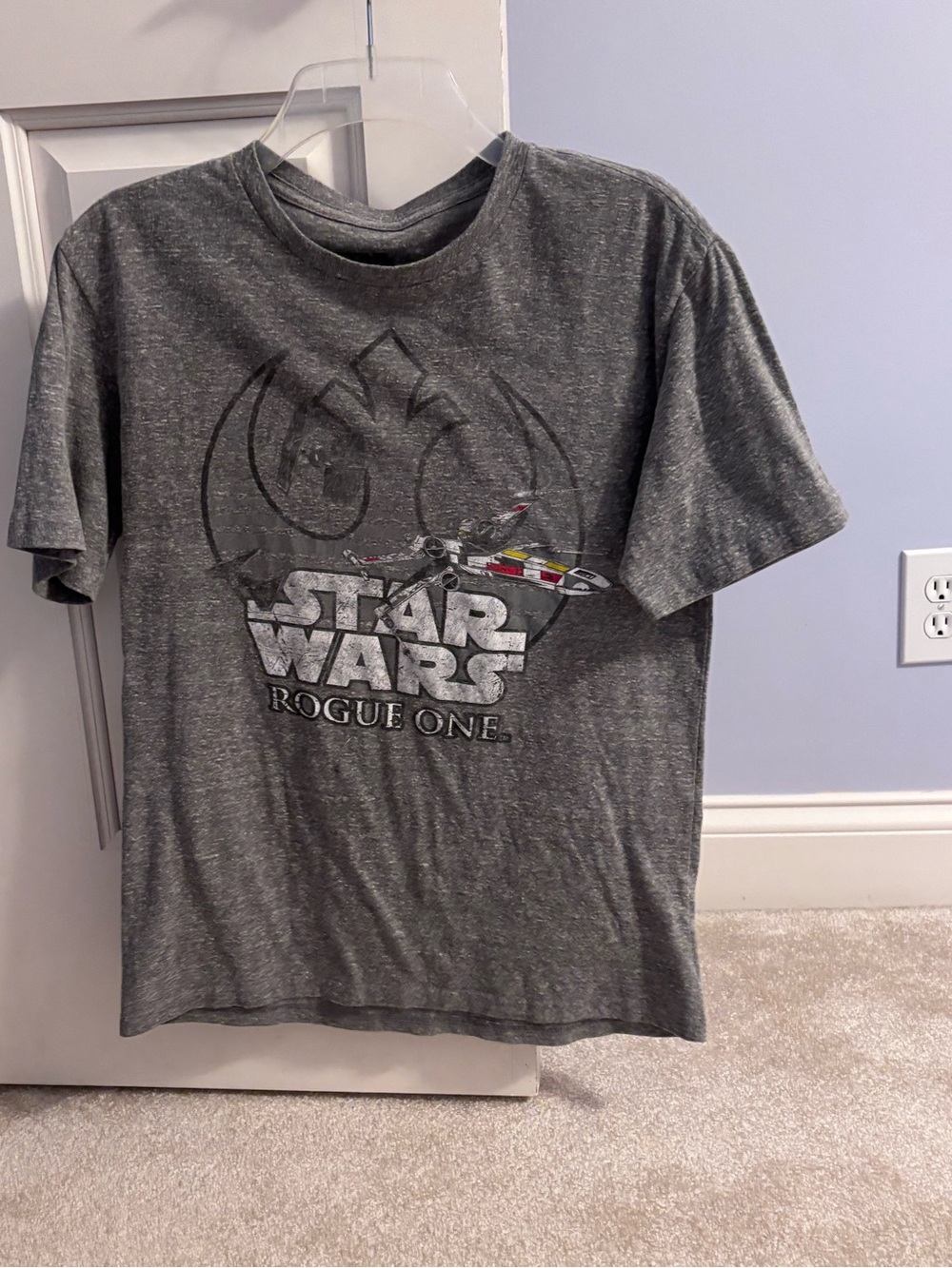 Star Wars Gray Rogue One Graphic Tee for Kids